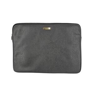 KATE SPADE BLACK HARD CASE 13" LAPTOP CASE WITH PINK MEMORY FOAM PADDING